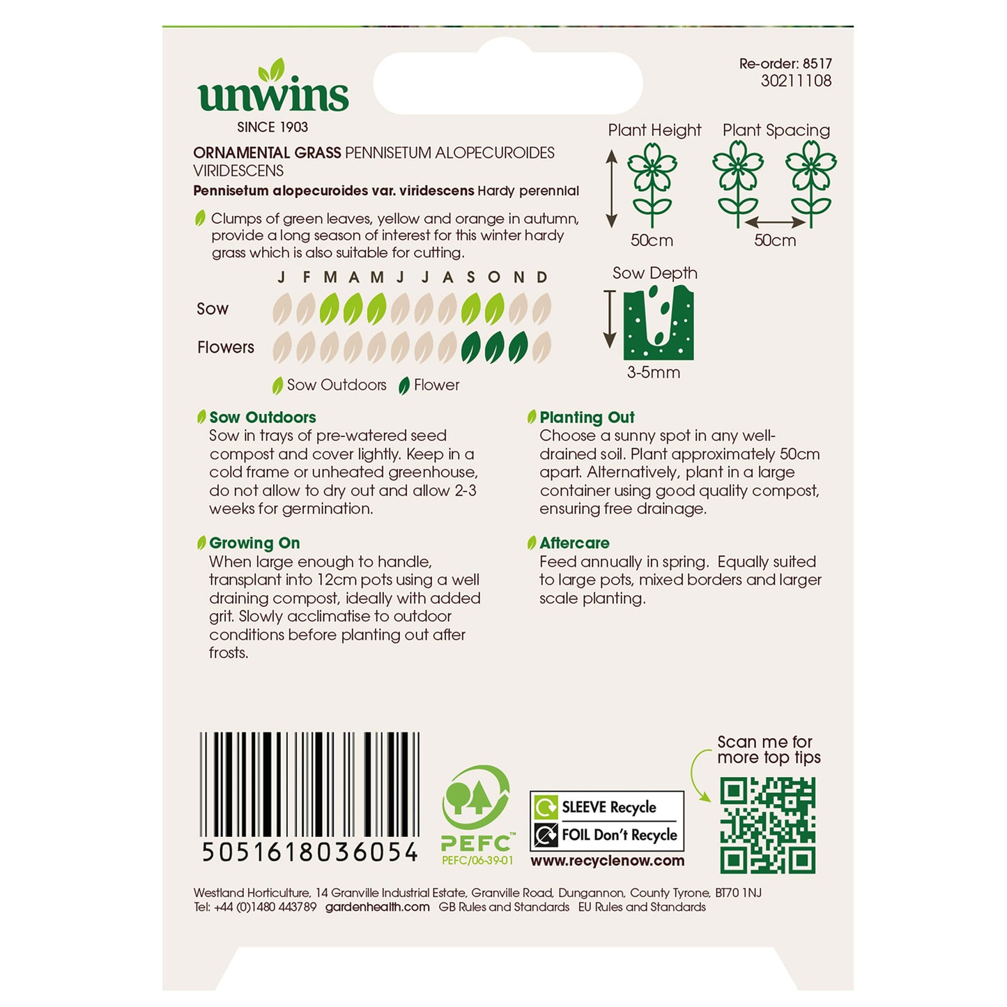 Unwins Autumn Flowering Seed Bundle