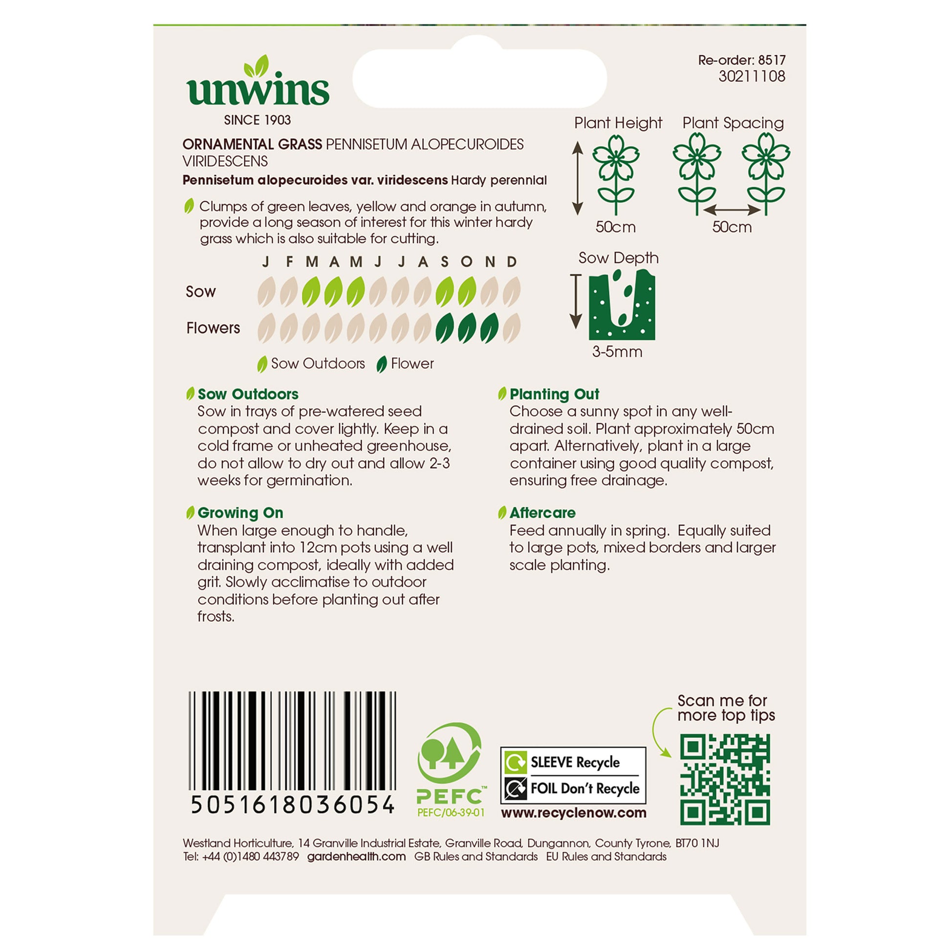 Unwins Autumn Flowering Seed Bundle