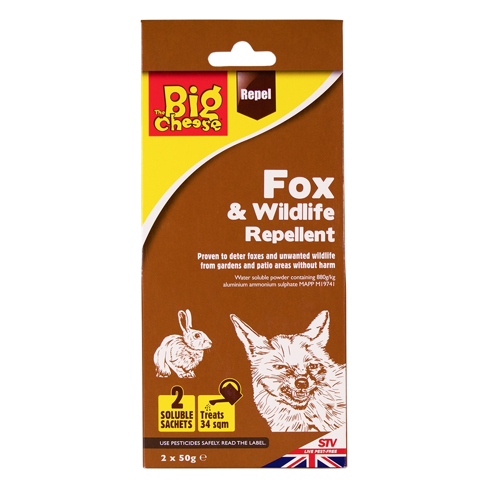 The Big Cheese Fox & Wildlife Repellent Sachet 50g x 2