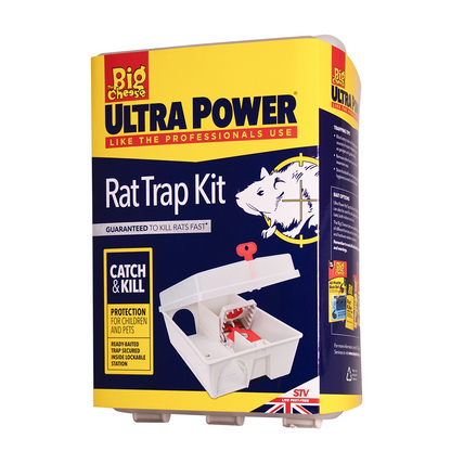 The Big Cheese Ready-Baited Rat Trap Kit