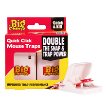 The Big Cheese Quick Click Mouse Trap Twinpack
