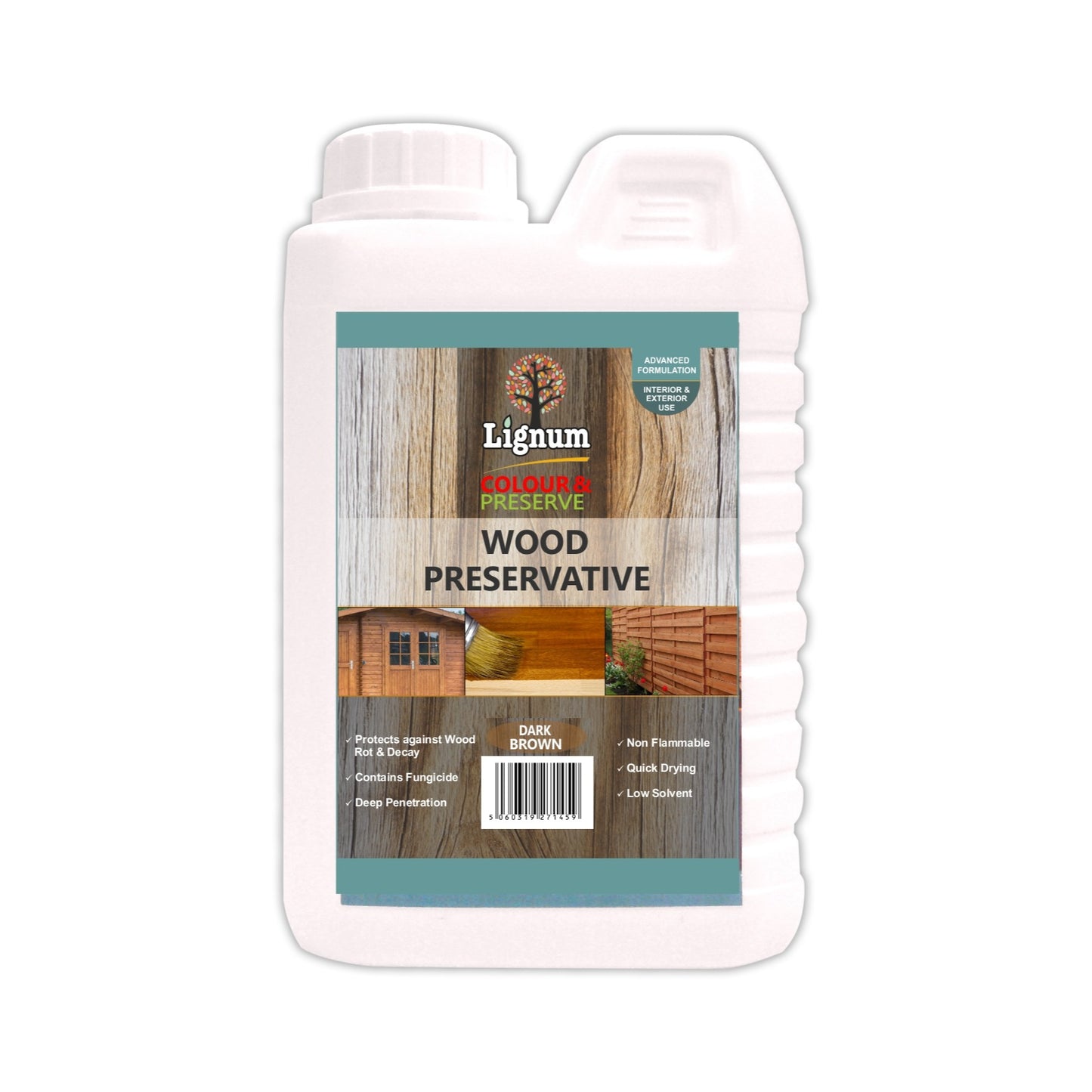 Lignum Wood Preserver Colour & Preserve 3 Colours 1ltr & 5ltr