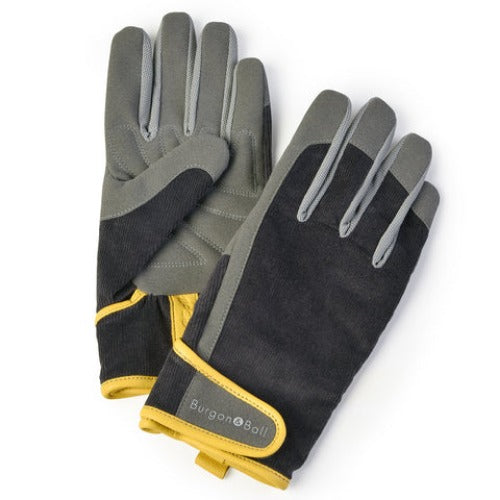 Burgon & Ball Gardening Gloves Dig The Glove - Slate Corduroy L/XL