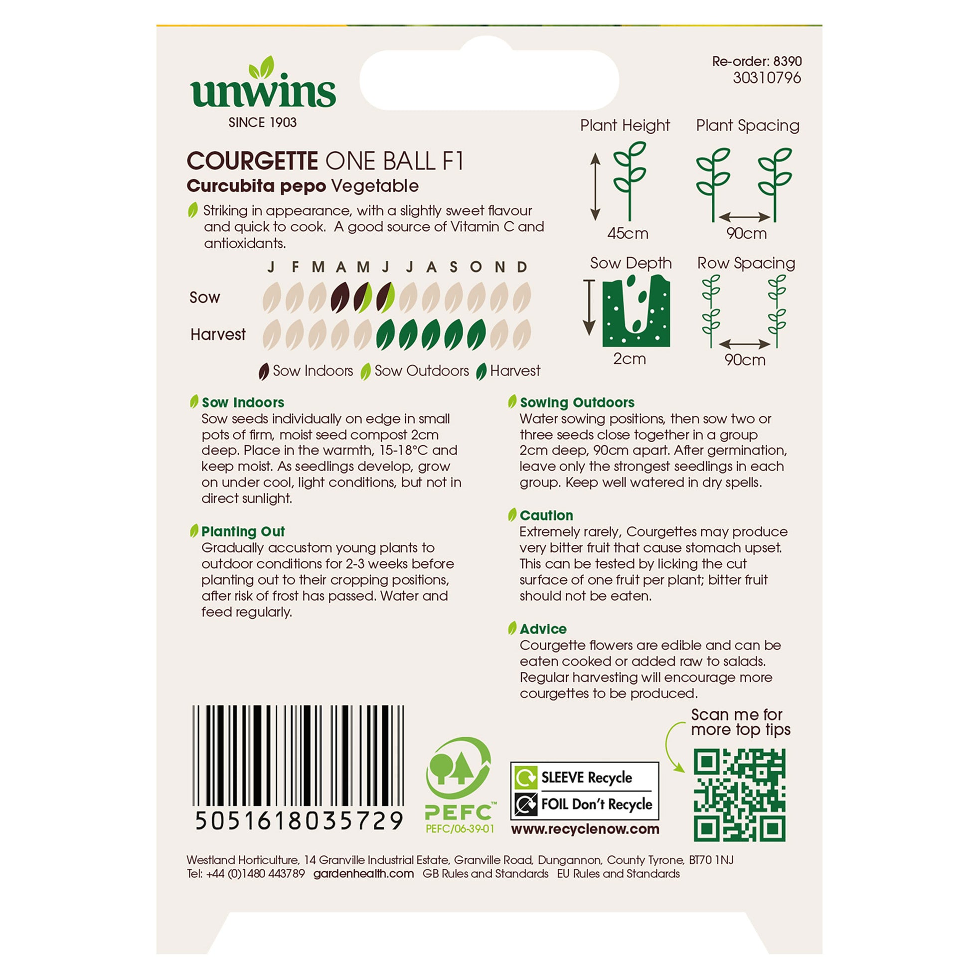 Courgette One Ball F1