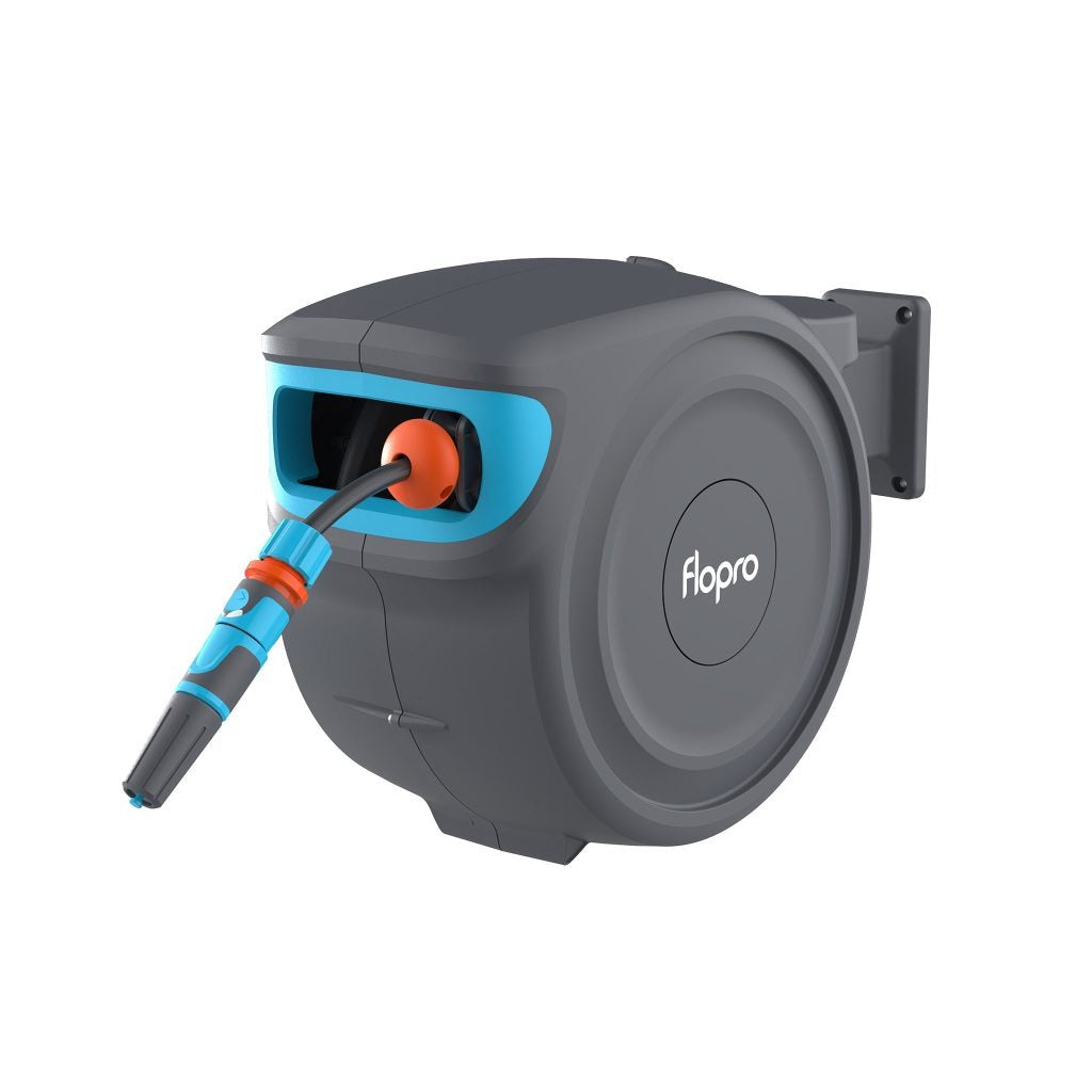 Flopro Automatic Wall Mounted Rewind Garden Hose Reel 20m