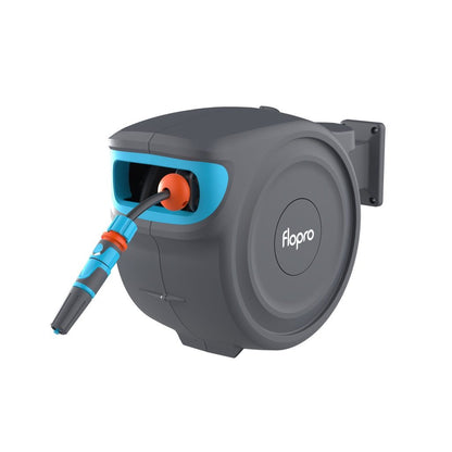 Flopro Automatic Wall Mounted Rewind Garden Hose Reel 20m