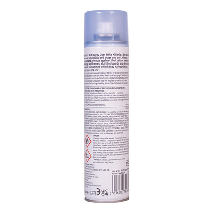 Zero In Bed Bug & Dust Mite Killer - 300ml Aerosol