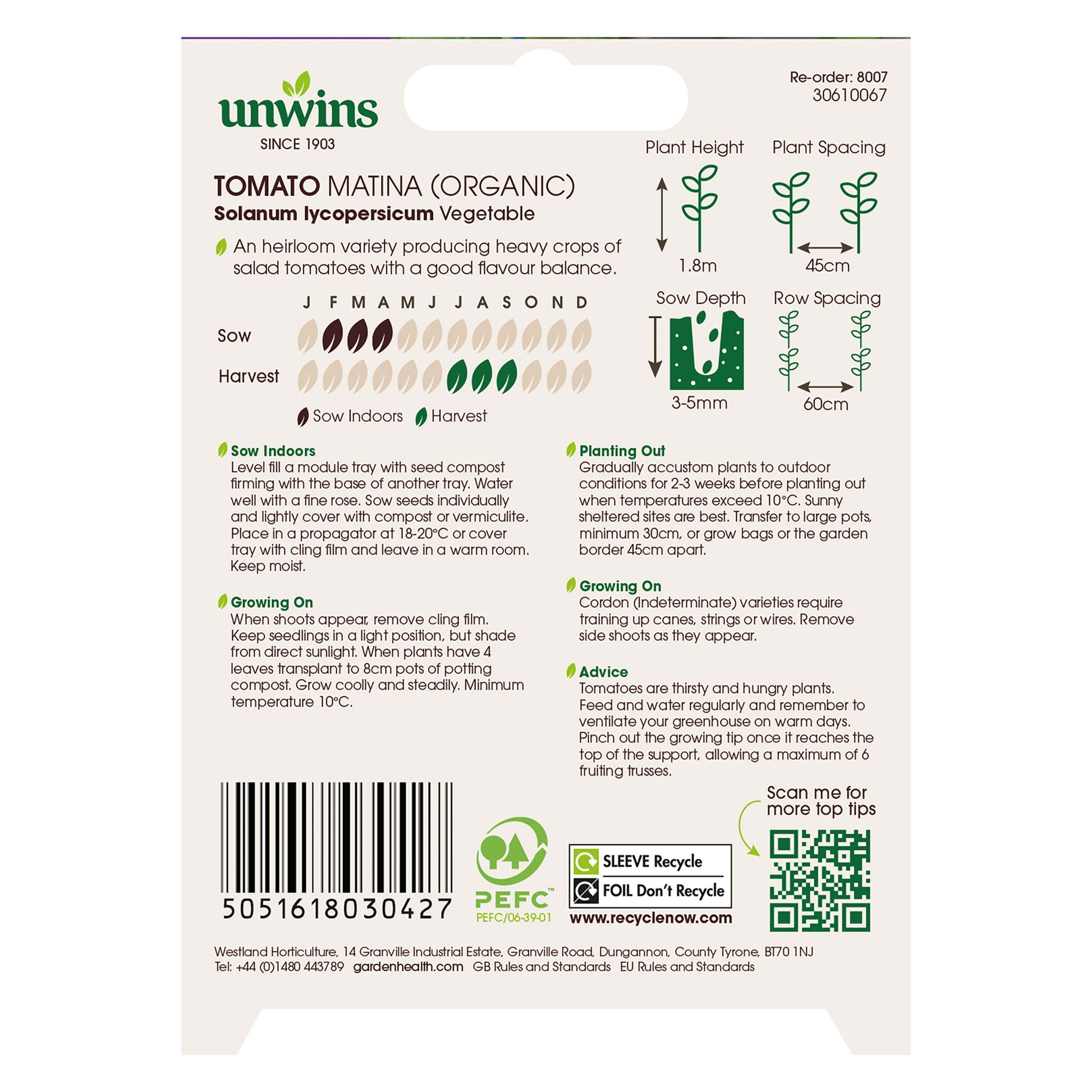 Unwins Seeds - Organic