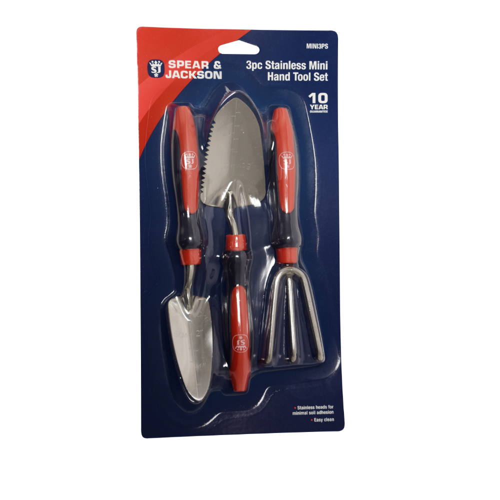 Spear & Jackson Select Stainless 3-Piece Mini Tools Set