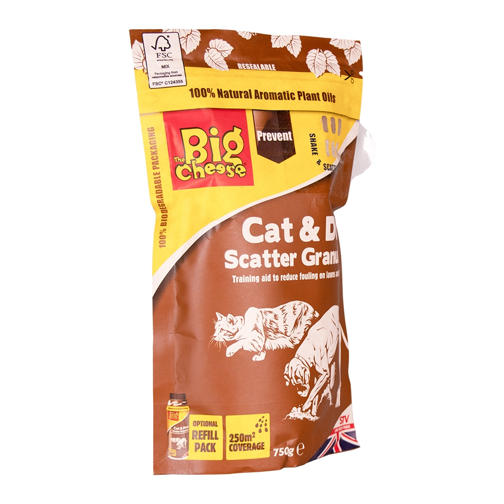 The Big Cheese Cat & Dog Scatter Granules 750g Refill