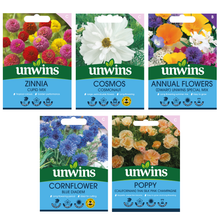 Unwins Easy Annuals Seed Bundle for Beginners