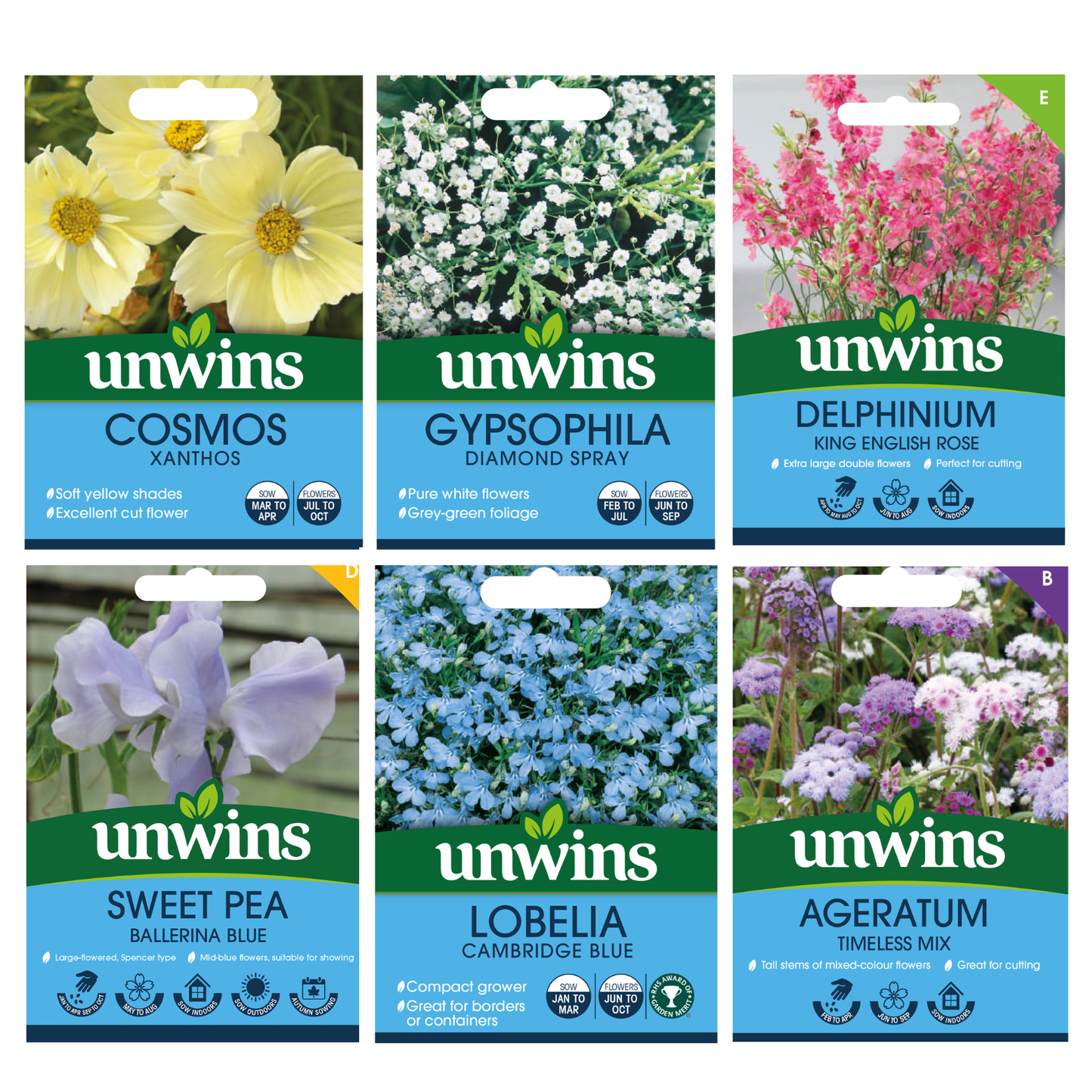 Unwins Pastel Dream Seed Bundle