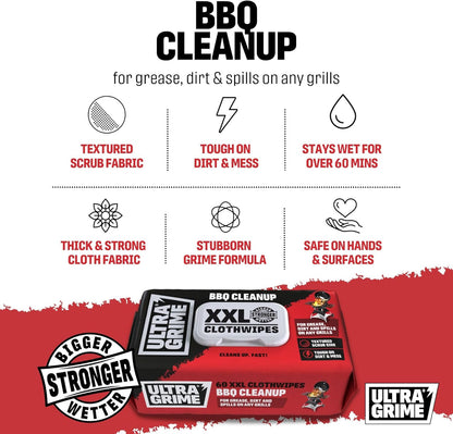 UltraGrime Disposable Wipes XXL+ For All Messes