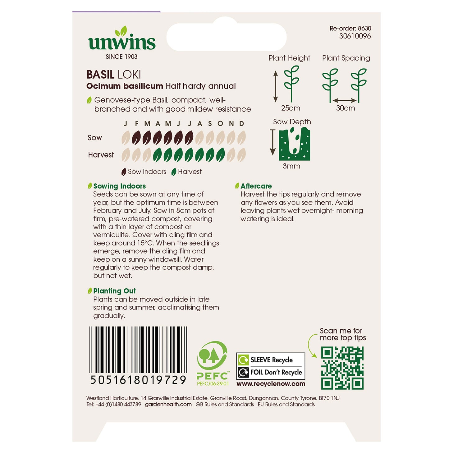 Unwins Seeds - Organic