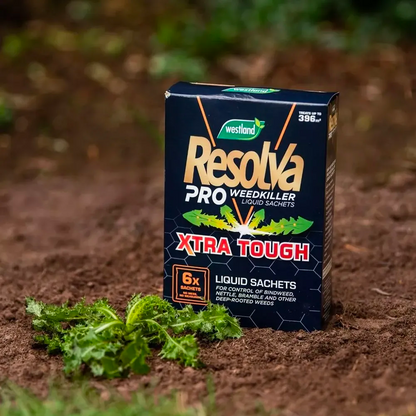 Westland Resolva Xtra Tough Pro Weedkiller Liquid Sachets 6x100ml