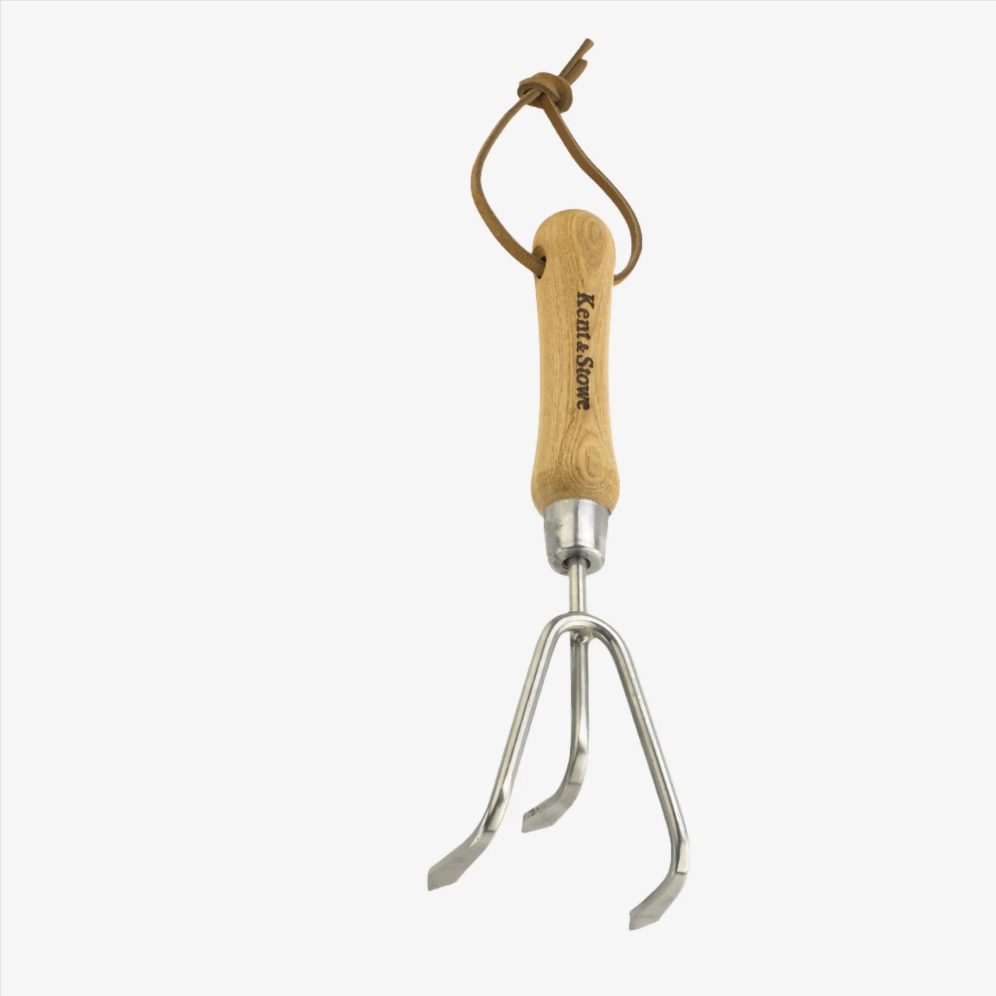 Kent & Stowe Stainless Steel Hand 3 Prong Cultivator