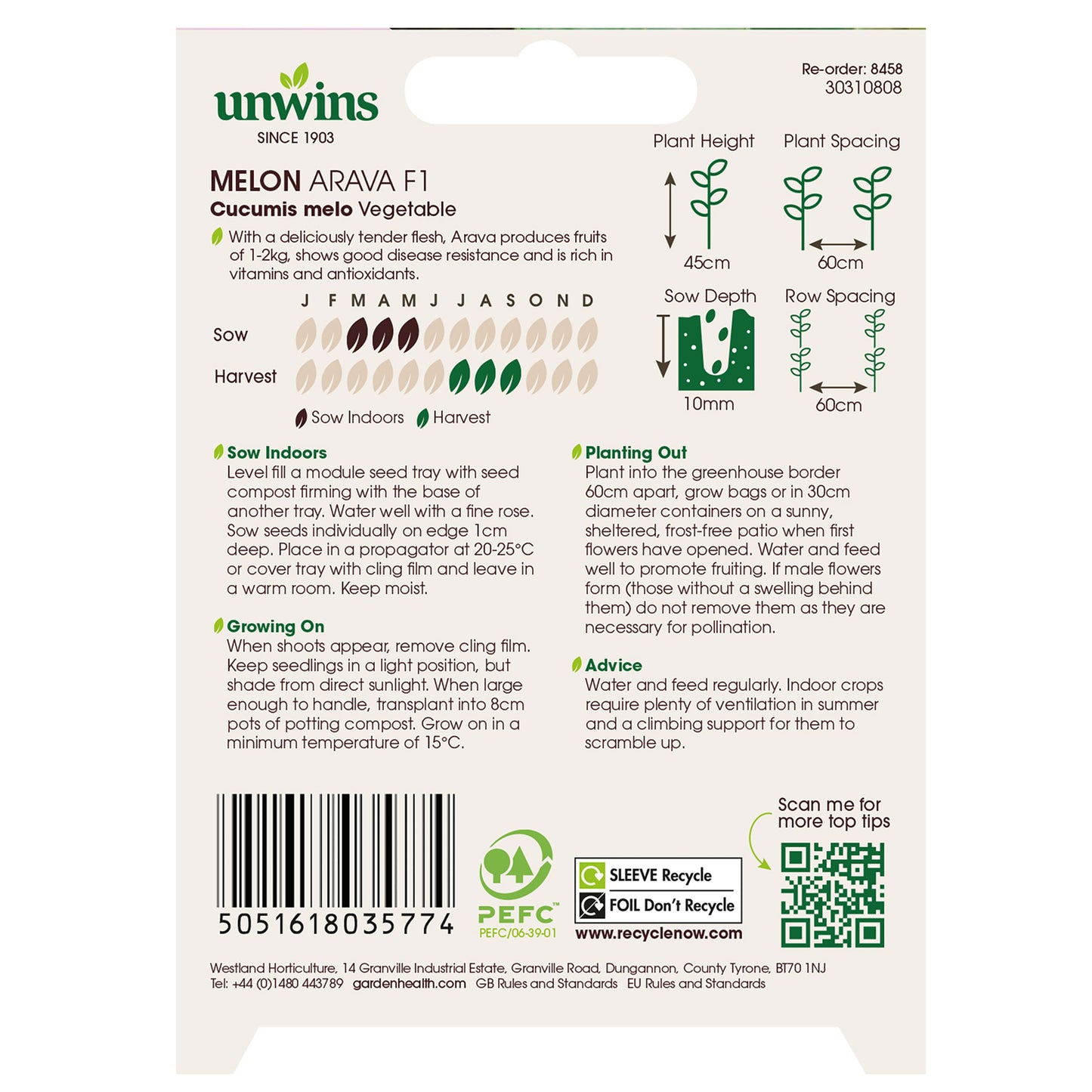 Unwins Sweet Summer Fruit Seed Bundle