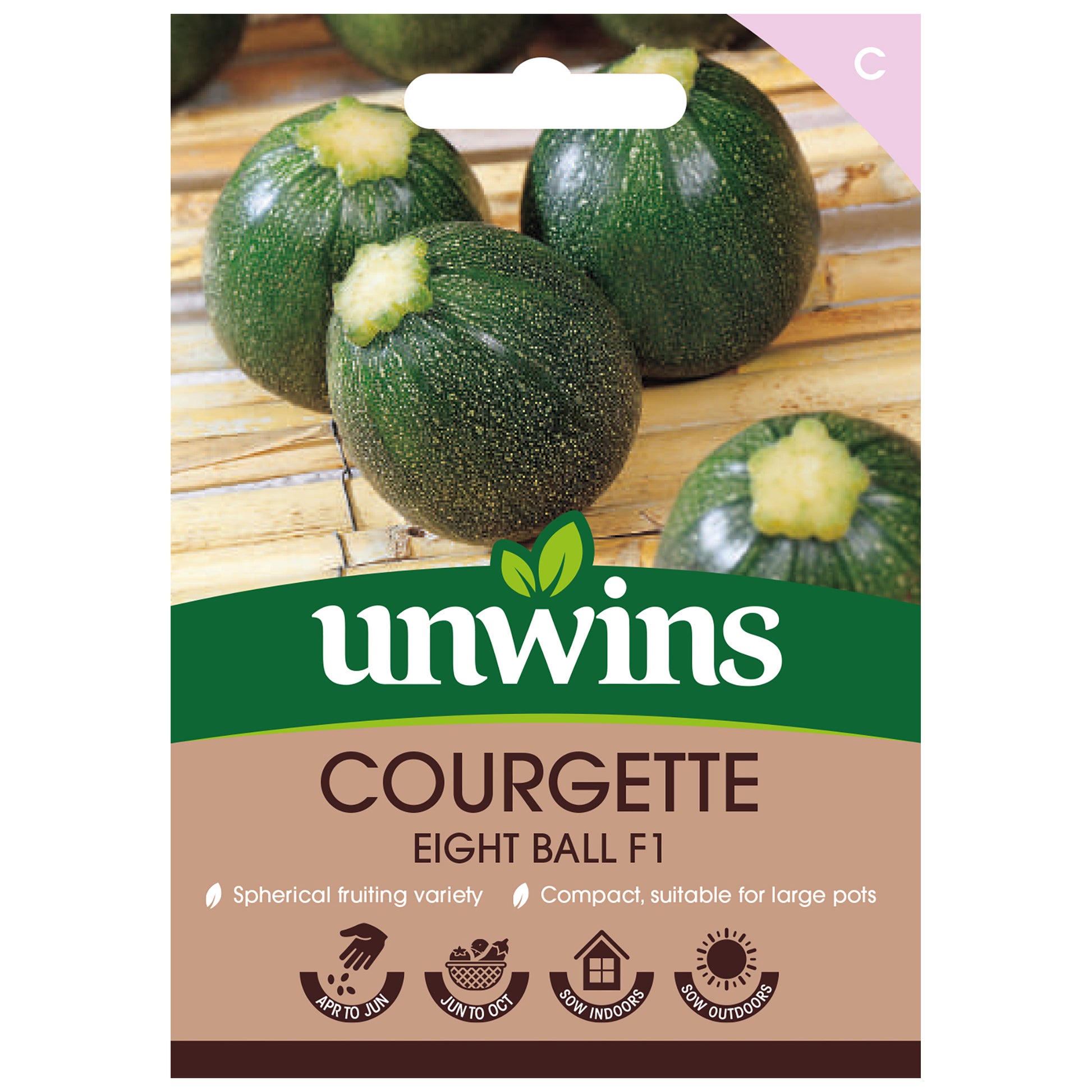 Courgette Eight Ball F1