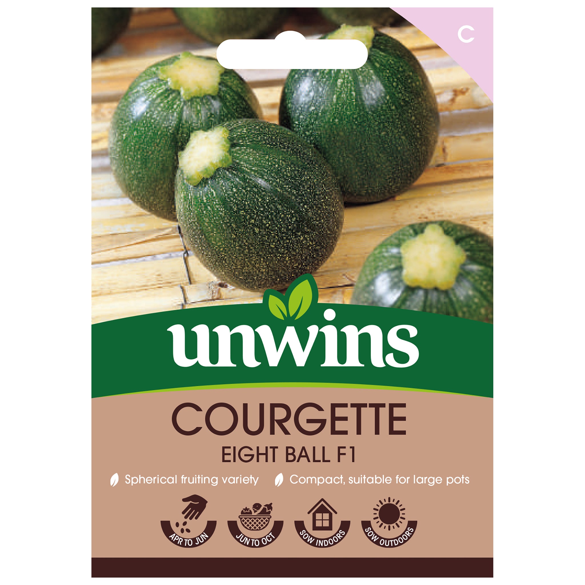 Courgette Eight Ball F1