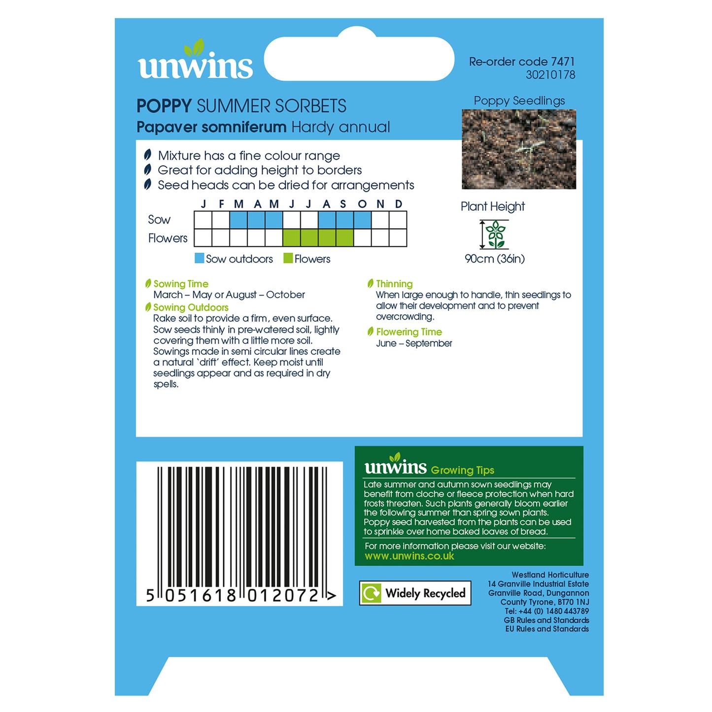 Unwins Bouquet Builder Seed Bundle