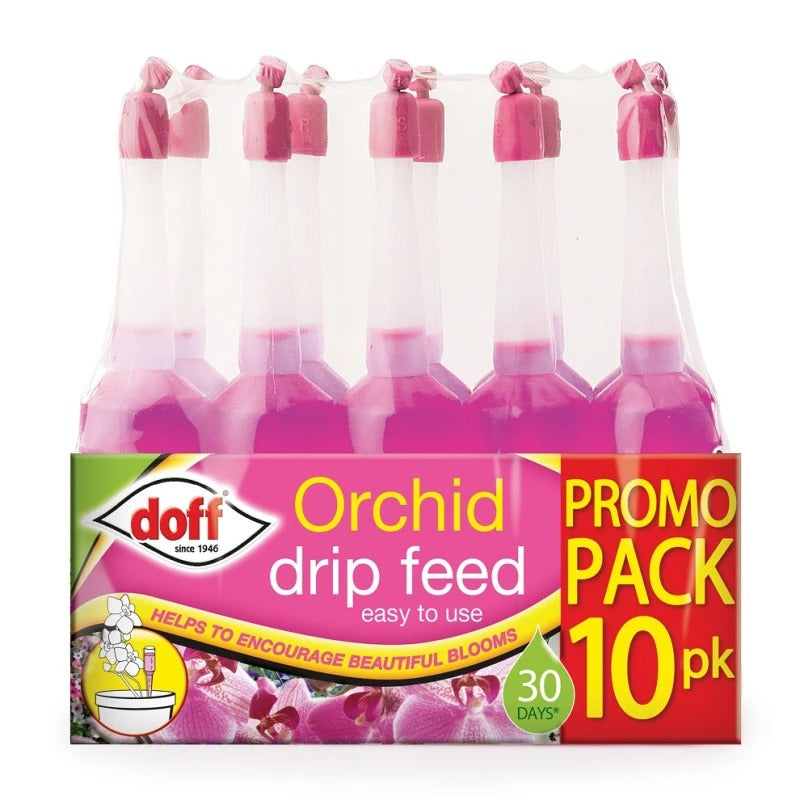 Doff Orchid Drip Feeders - 10 Pack