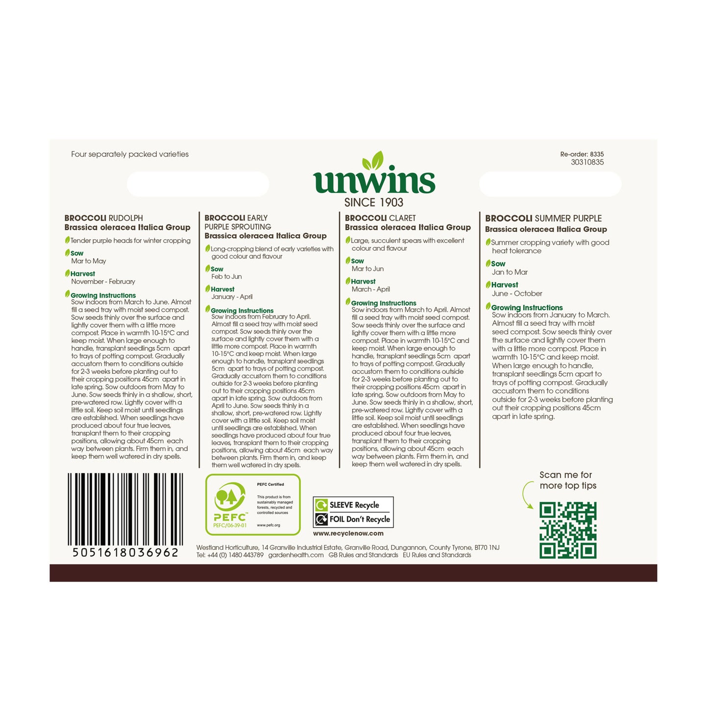 Broccoli All Season Collection Pack