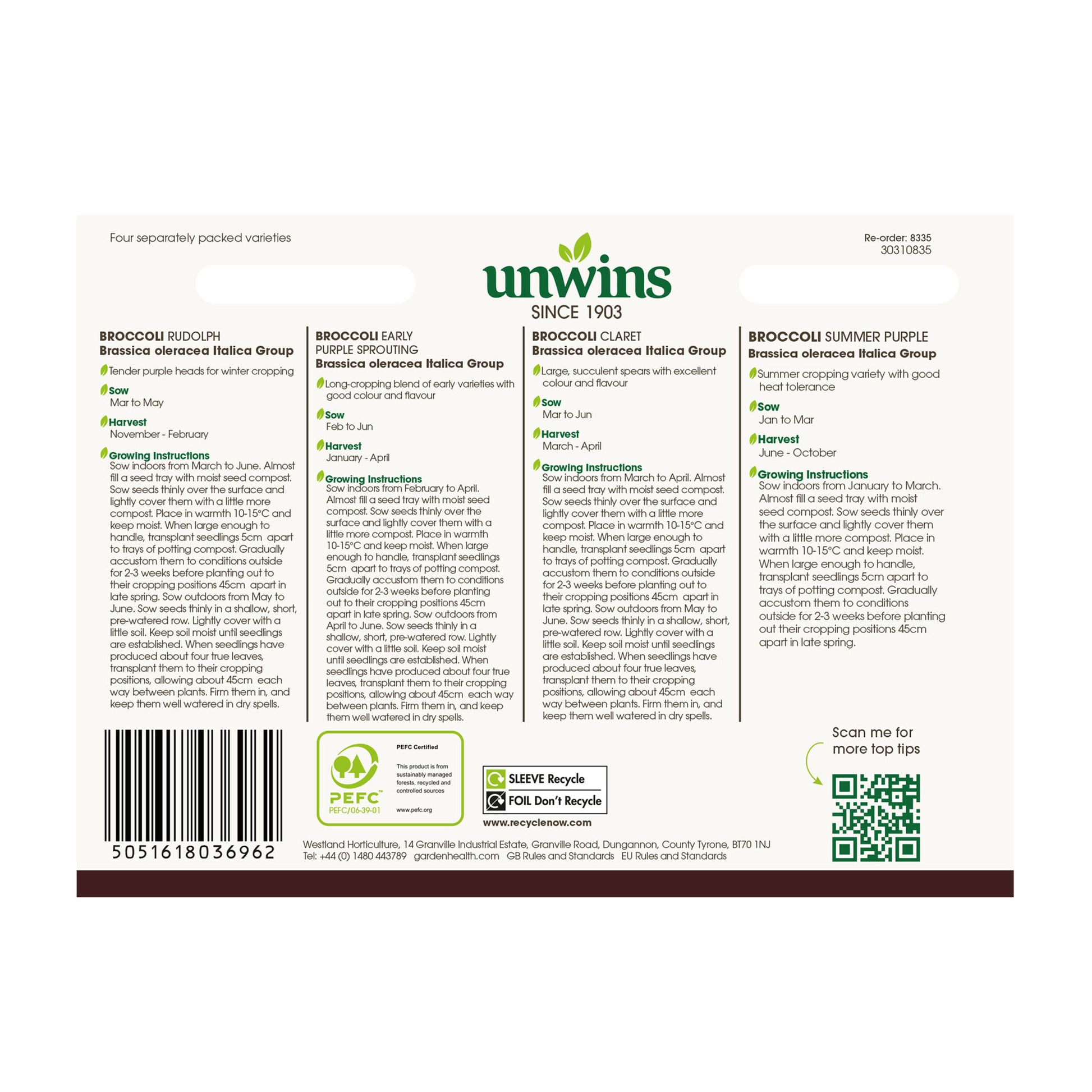 Broccoli All Season Collection Pack