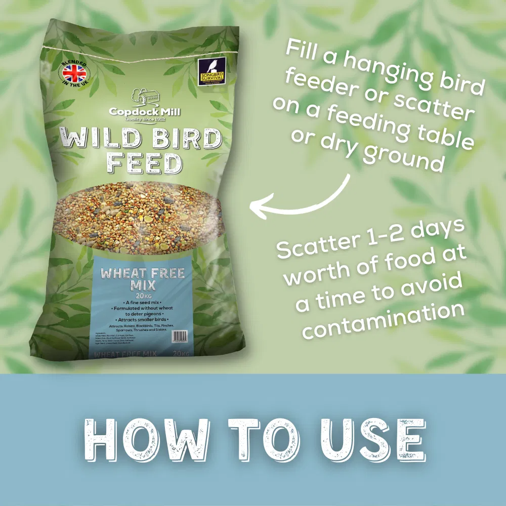 Copdock Mill Wild Bird Mix Wheat Free 12.75kg