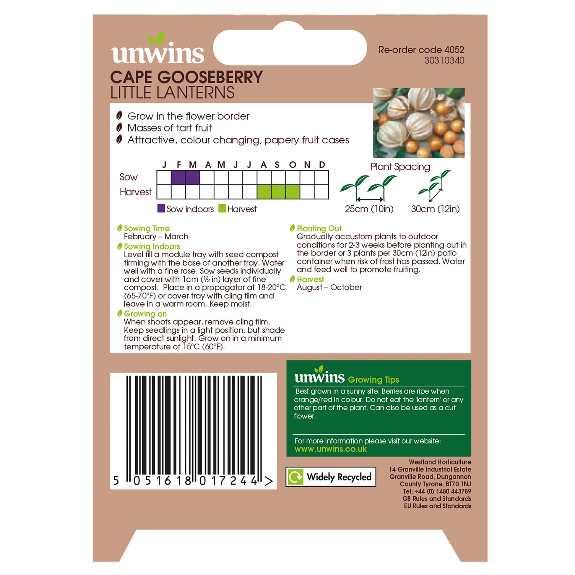 Unwins Sweet Summer Fruit Seed Bundle