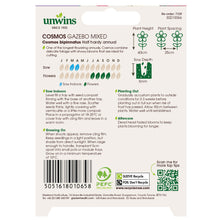 Unwins Cosmos Sunset Seed Bundle