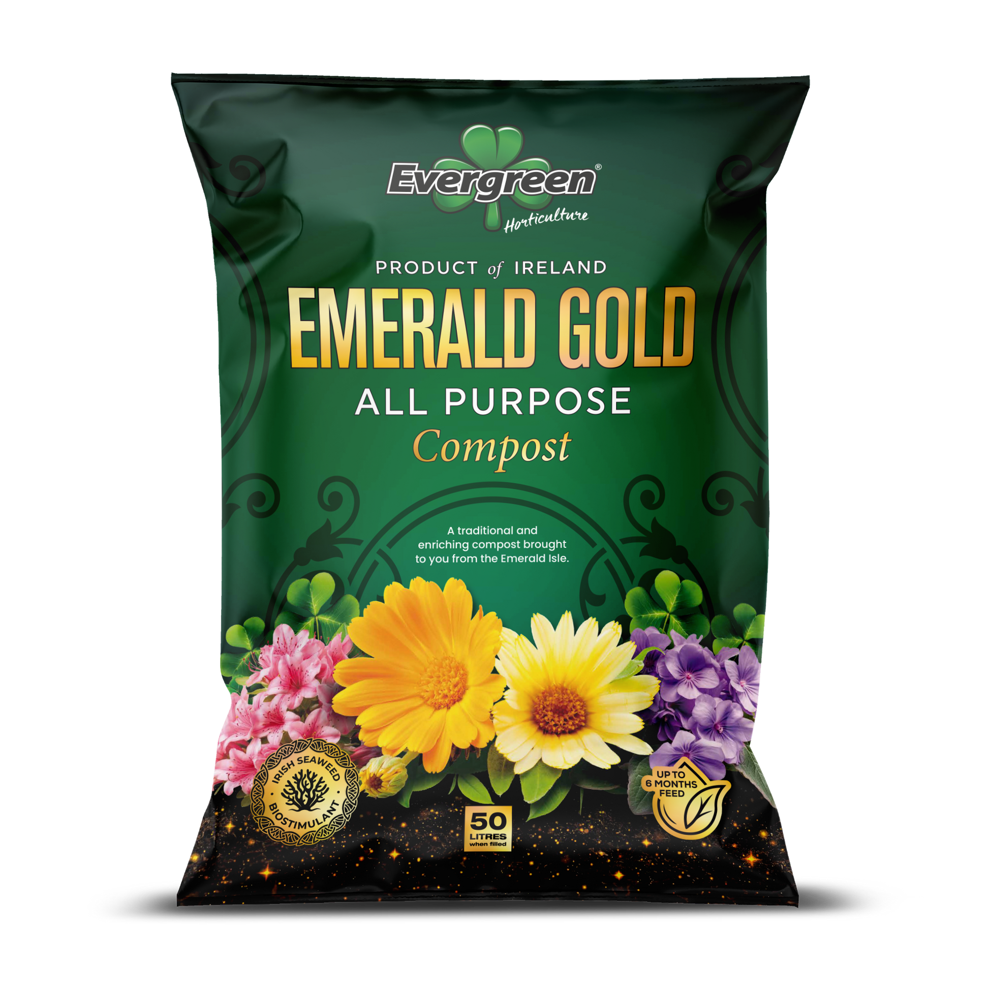 Evergreen Emerald Gold All Purpose Compost 50 Litre
