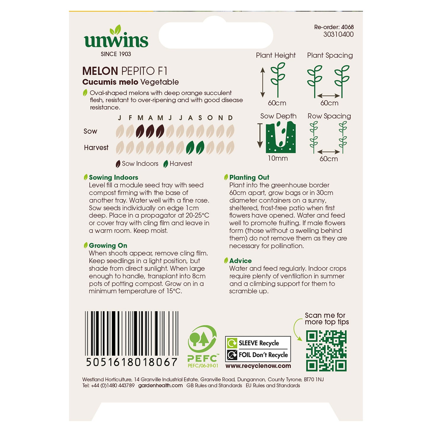 Unwins Sweet Summer Fruit Seed Bundle