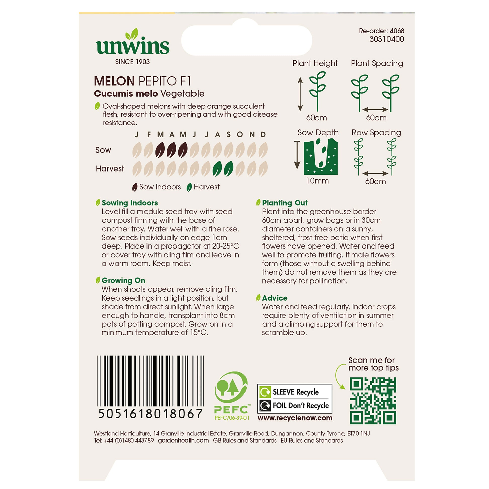 Unwins Sweet Summer Fruit Seed Bundle