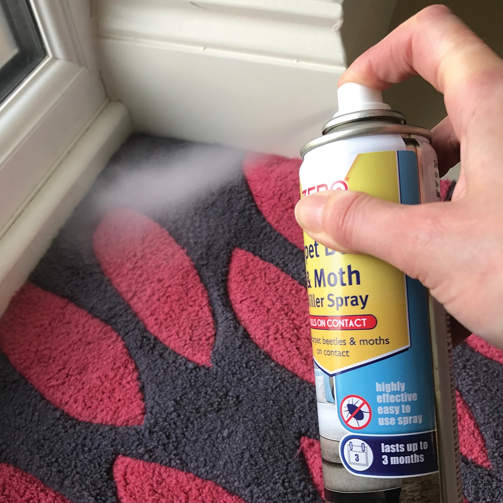 Zero In Carpet Beetle & Moth Killer - 300ml Aerosol