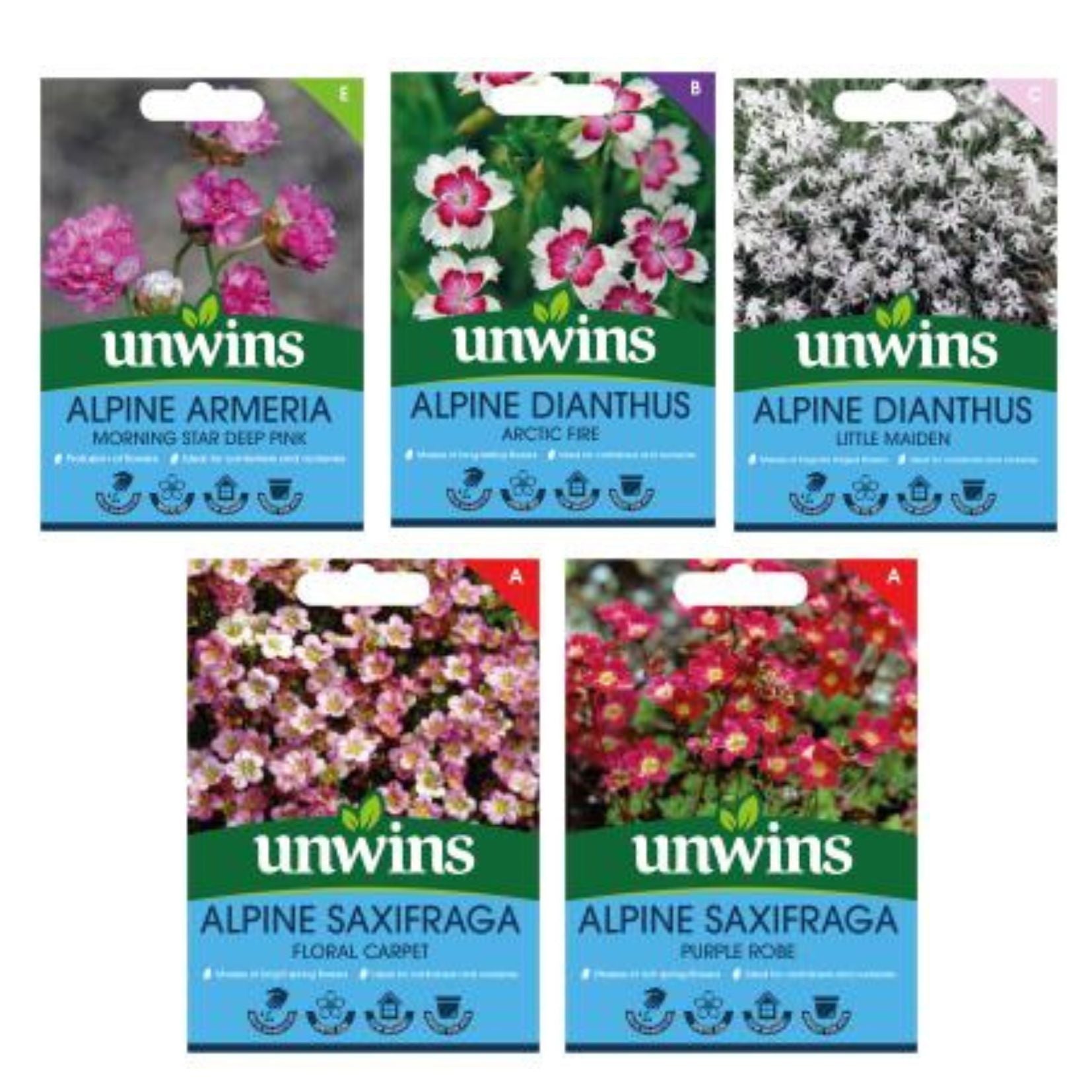 Unwins Alpine Perennial Seed Bundle