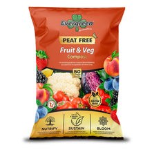 Evergreen Peat Free Fruit & Veg Compost 50 Litres