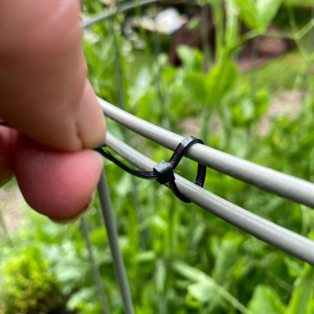 Growers Choice Cable Ties Black 3mm x 15cm 100pk
