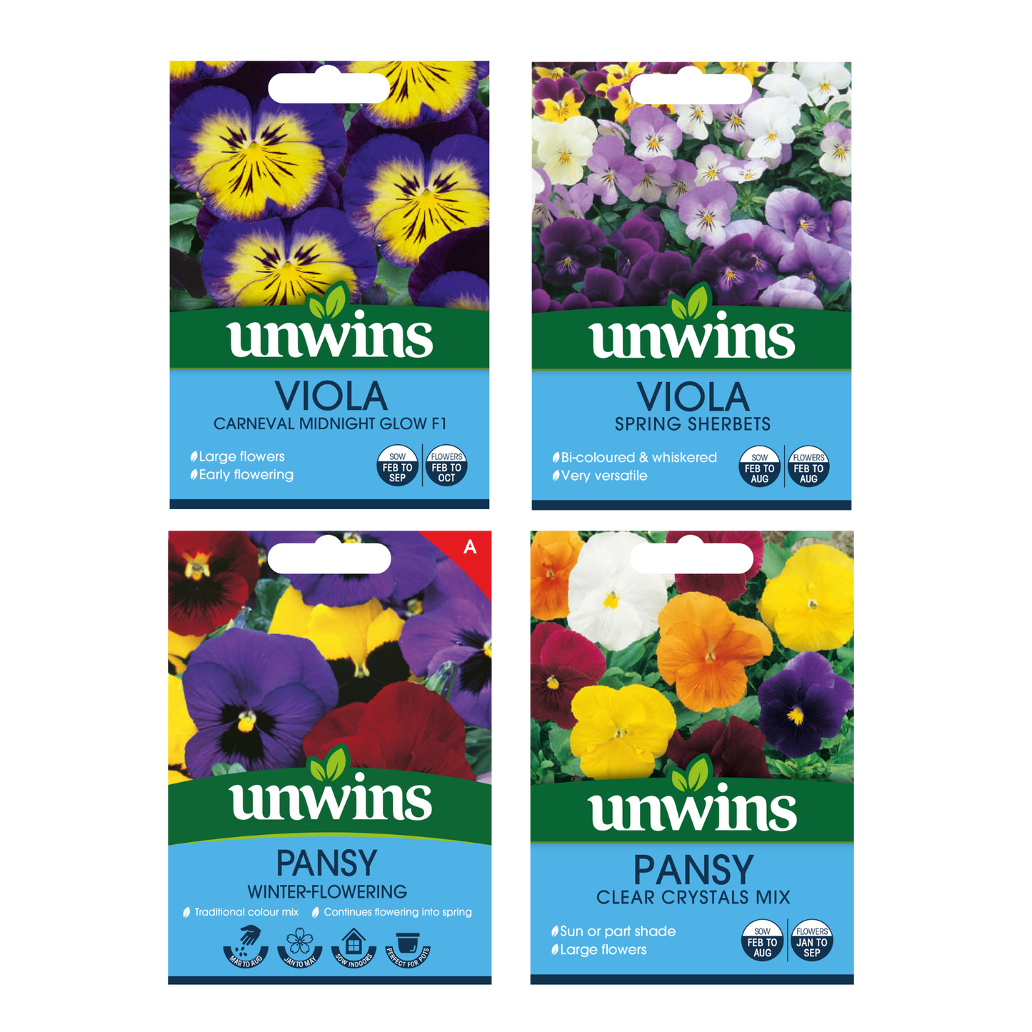 Unwins Winter Flowering Seed Bundle