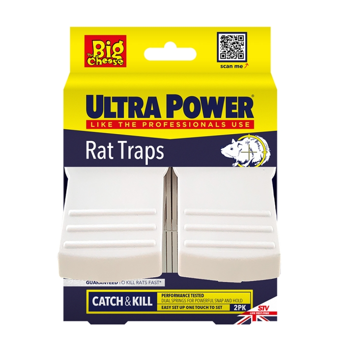 The Big Cheese Ready-Baited Rat Trap Twinpack