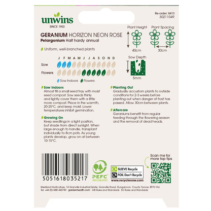 Geranium Horizon Neon Rose