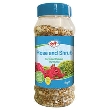 Doff Slow Release Fertiliser - Rose & Shrub Plant Food - 1kg