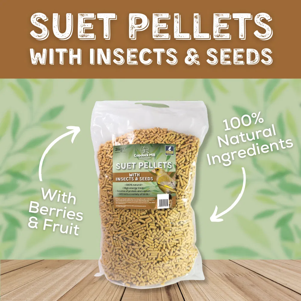 Copdock Mill Suet Pellets Insect & Seed Tub 3kg