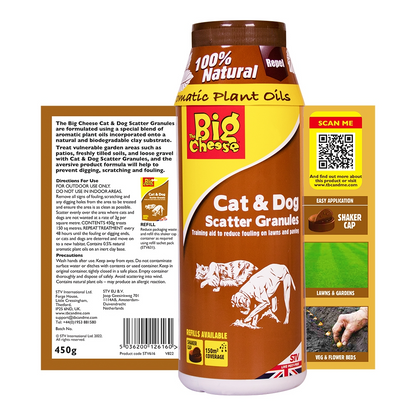 The Big Cheese Cat & Dog Scatter Granules 450g