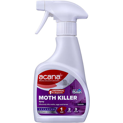 Acana Spray Moth Killer for Fabric Lavender 275ml