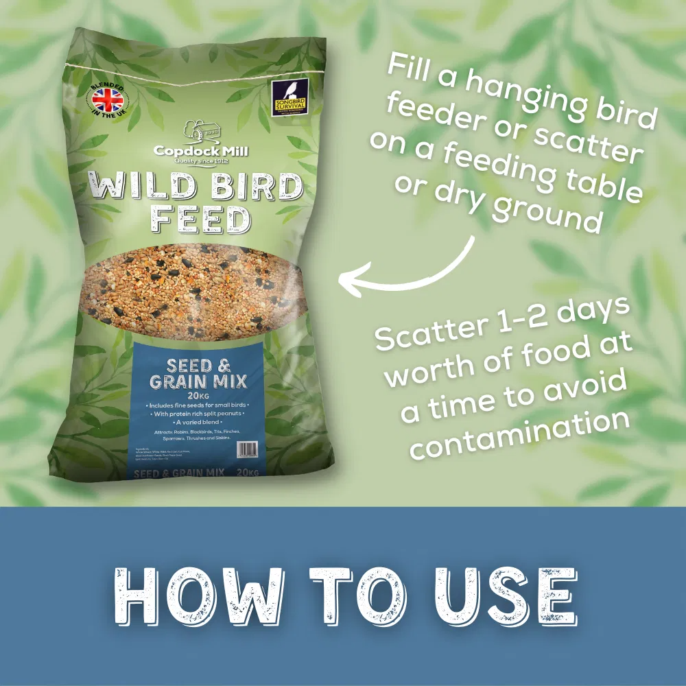 Copdock Mill Wild Bird Seed & Grain Mix 20kg
