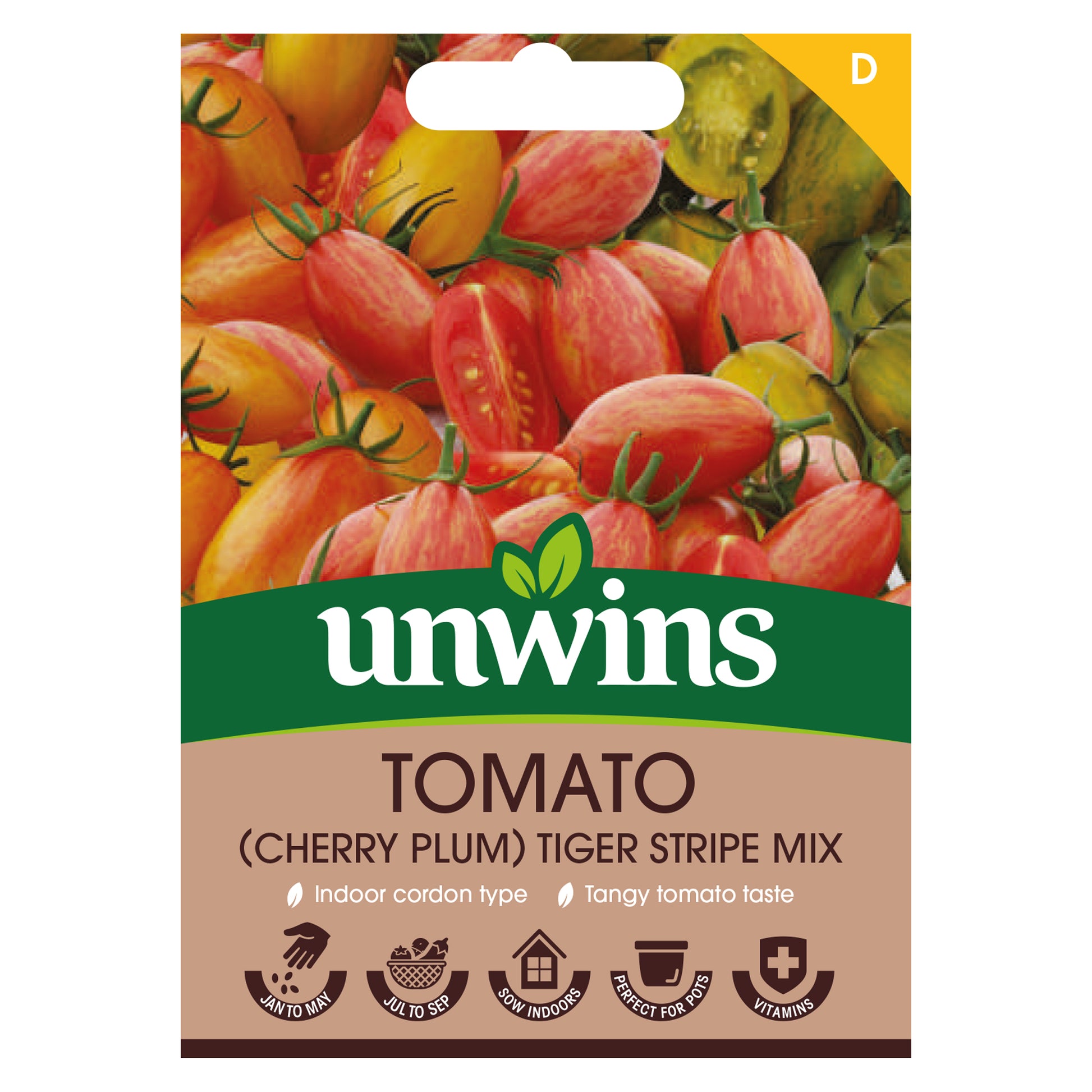 Tomato (Cherry Plum) Tiger Stripe Mix
