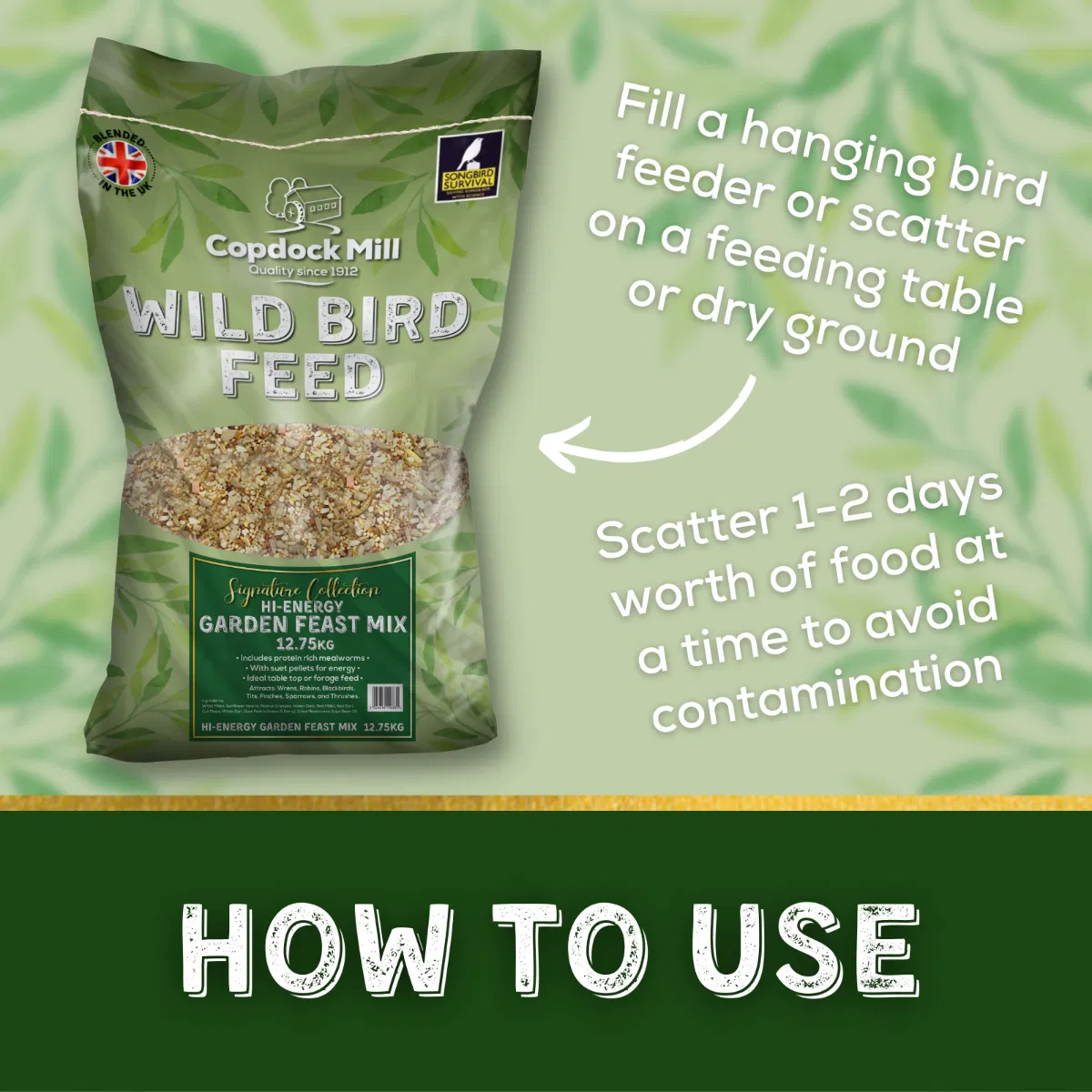 Copdock Mill Wild Bird Garden Feast 12.75kg