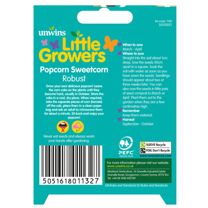Little Growers Sweet Corn Popcorn Robust