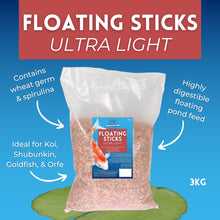 Copdock Mill Carp Ultra Low Density Floating Pond Sticks (Tub) 3kg