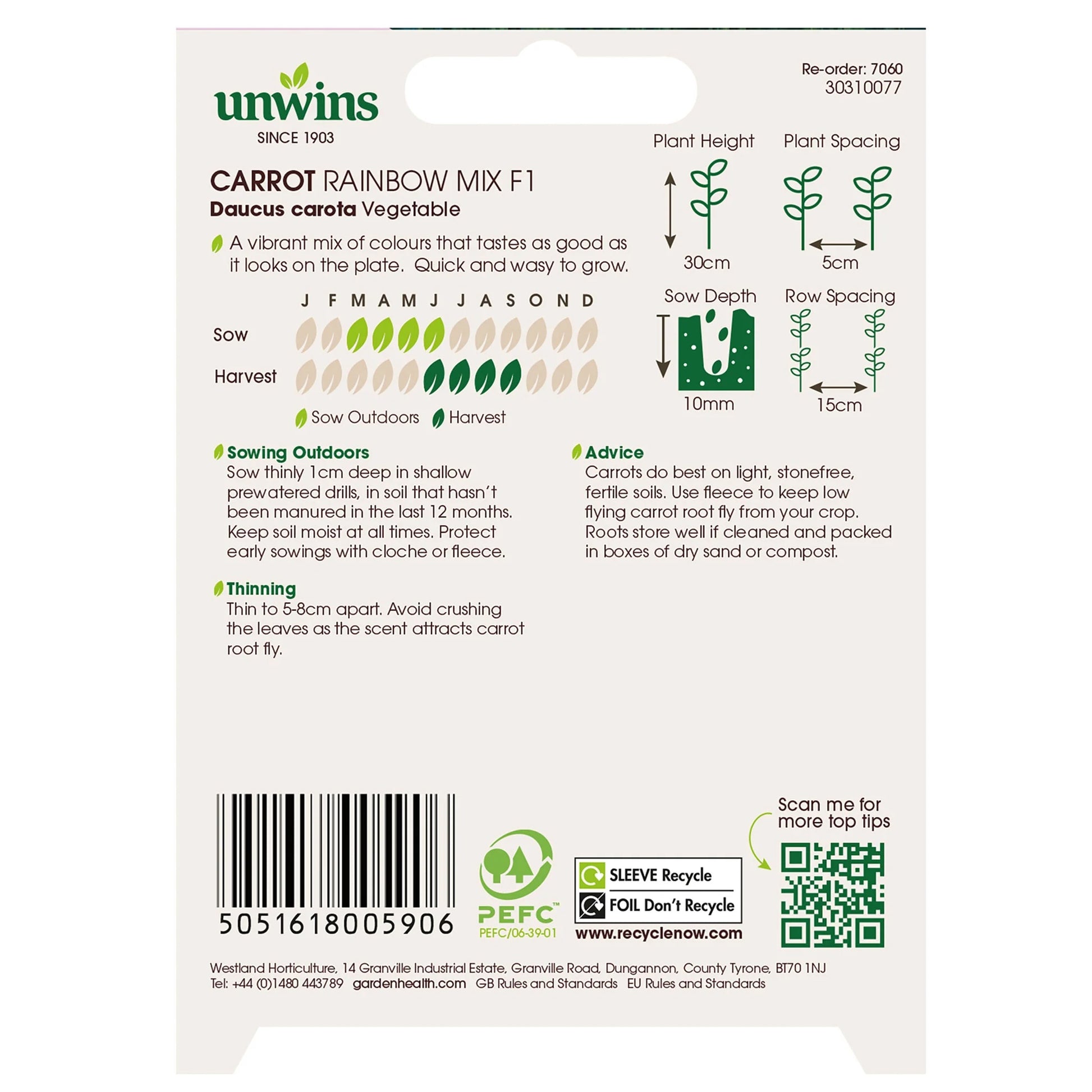 Carrot Rainbow Mix F1